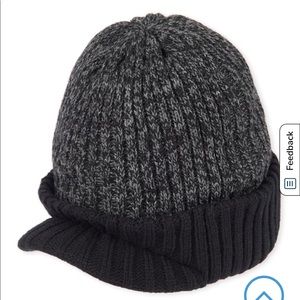 *Boys Brim Beenie GRAY*
